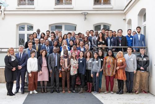 All participants at "Semaine des jeunes talents scientifiques francophones 2018"